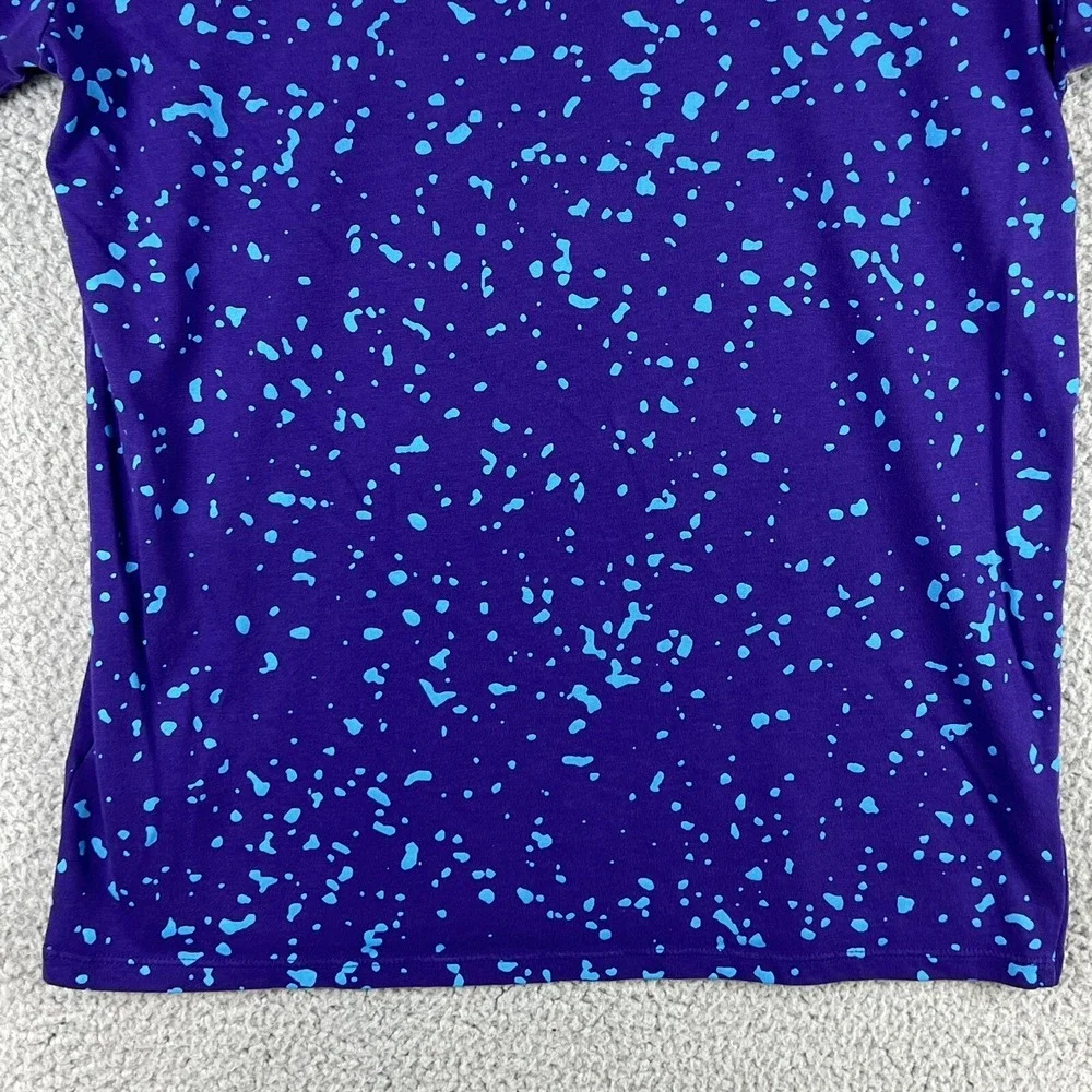 Nike‎ Kobe Bryant Logo T Shirt Men's Medium Purple Mamba Athletic Lakers Paint